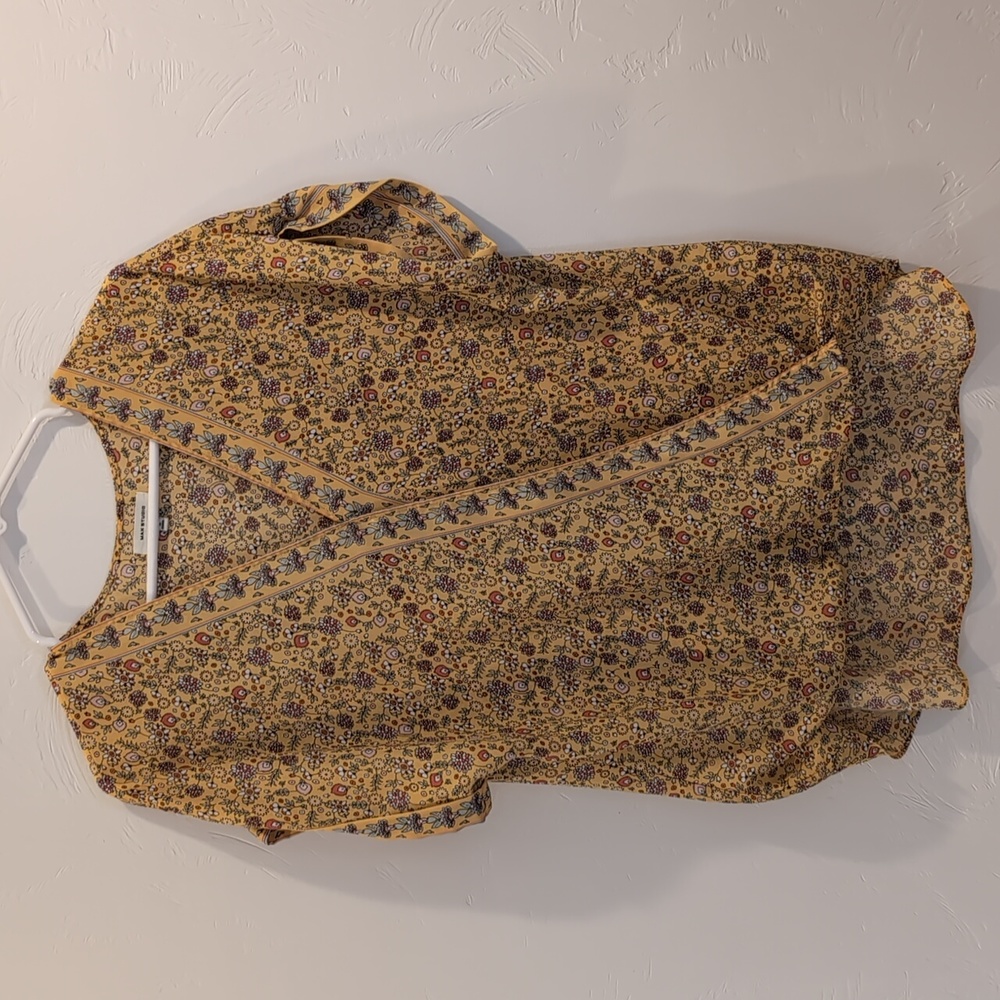 Max Studio wrap blouse